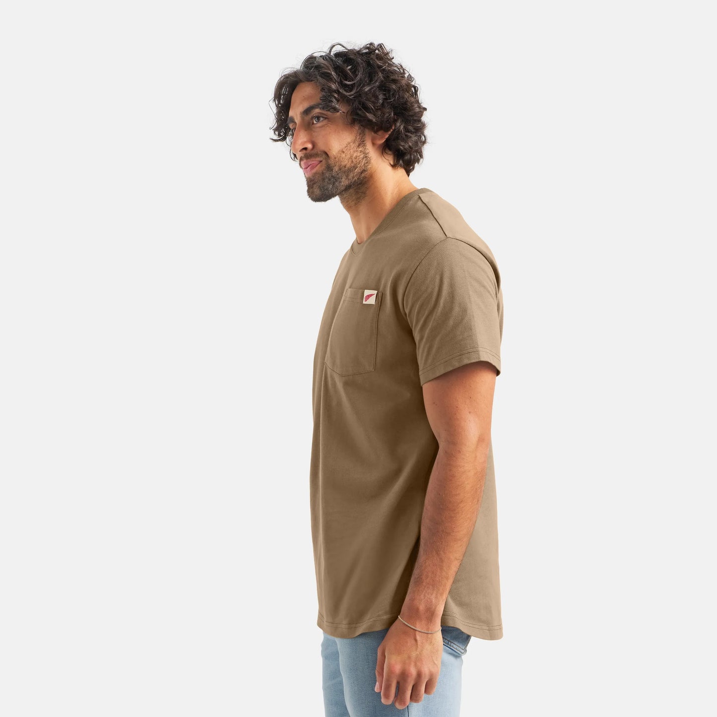 Short Sleeve Pocket T-Shirt in Brown 98471 - Red Wing Shoes Men|Apparel