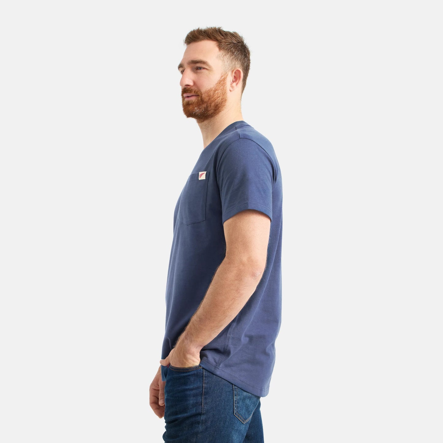 Short Sleeve Pocket T-Shirt in Navy 98470 - Red Wing Shoes Men|Apparel