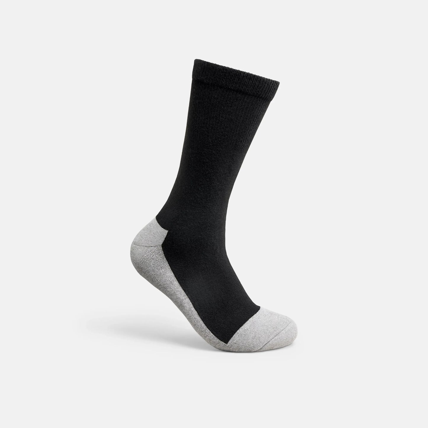 Unisex Coolmax® Blend Diabetic Crew Sock in Black - Red Wing Shoes Apparel
