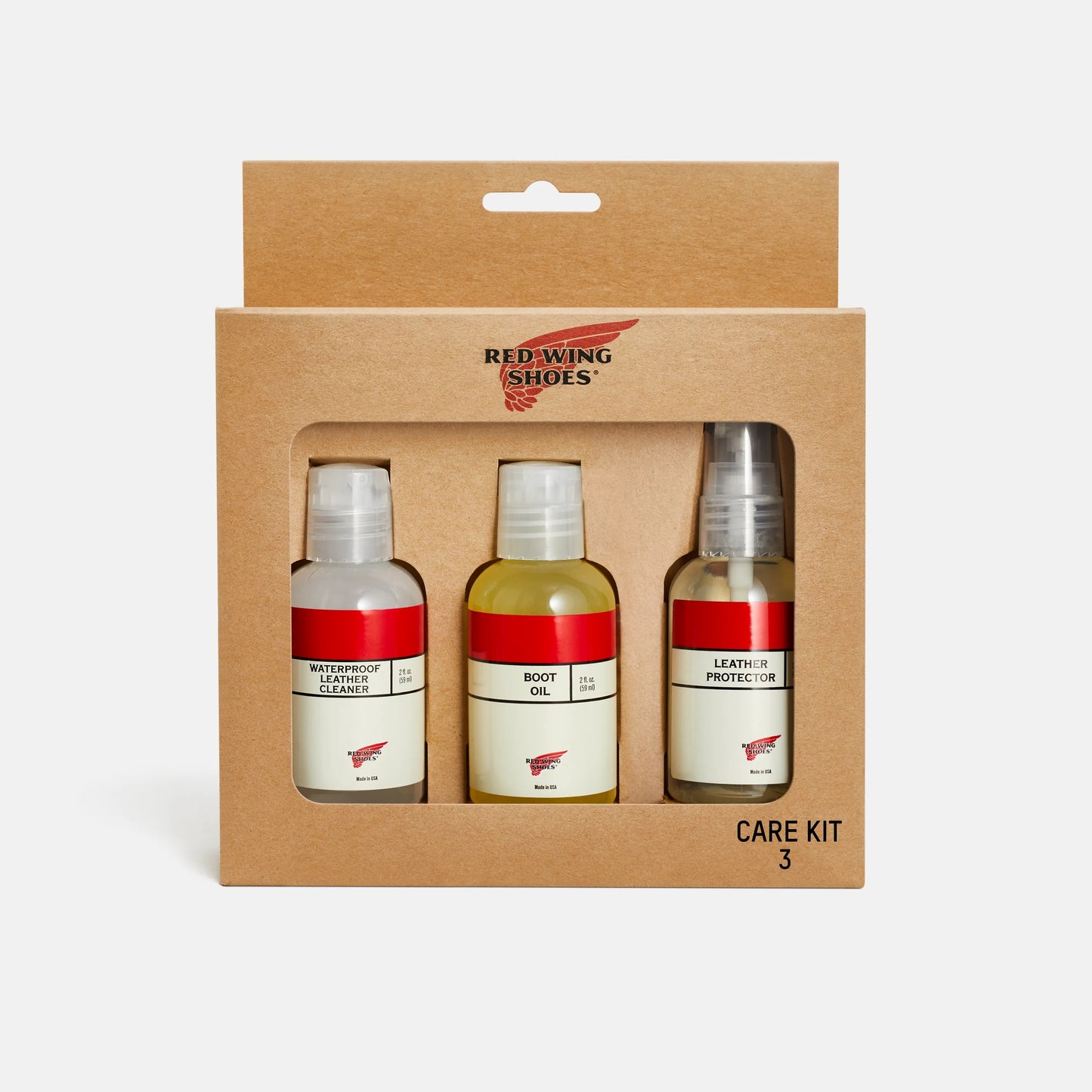 Care Kit #3 for Waterproof Full Grain or Nubuck Leathers 98019 - Red Wing Shoes Apparel