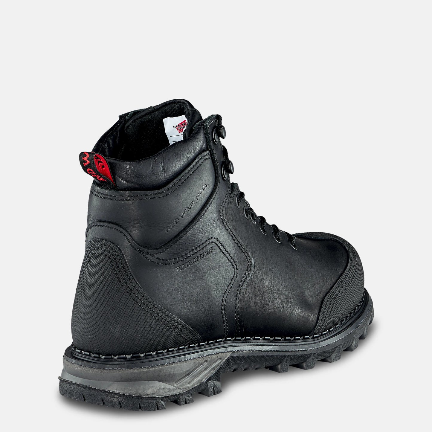 Burnside 6-inch Waterproof Safety Toe Boot Black 2411 - Red Wing Shoes Men
