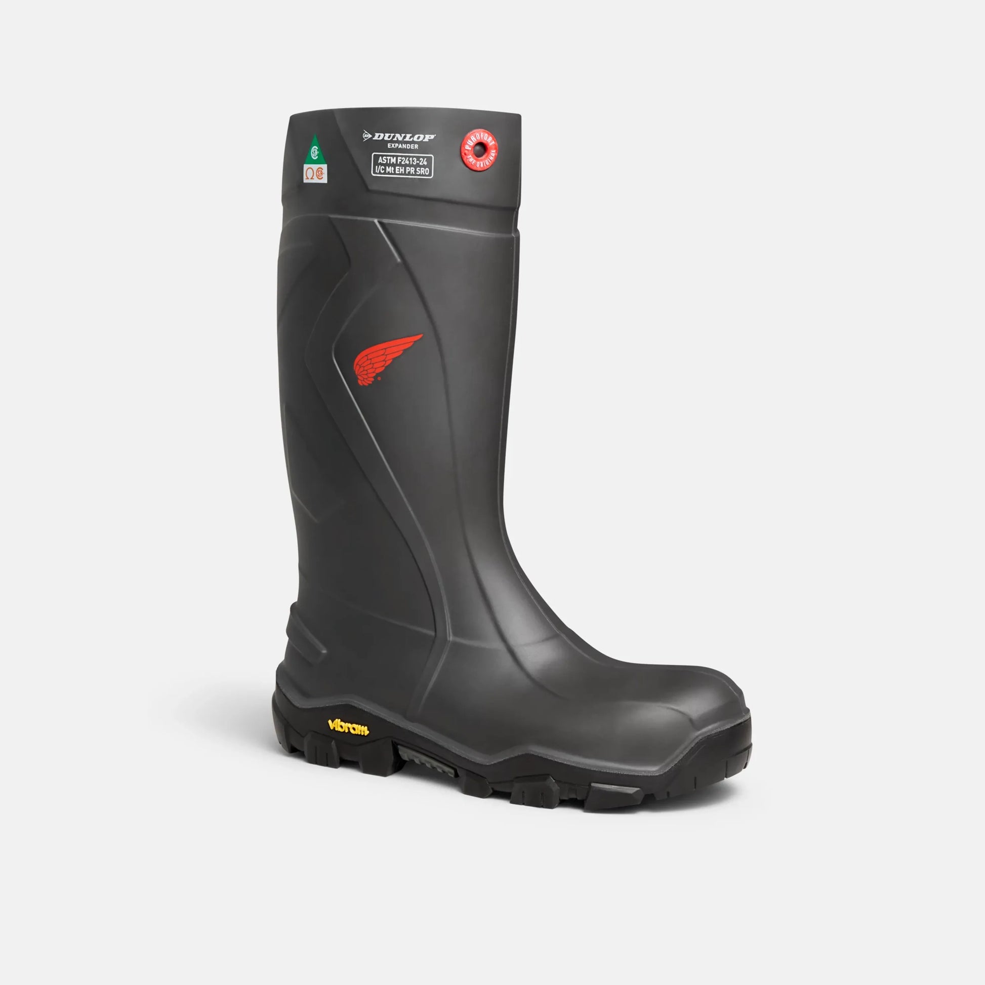 Dunlop Purofort + Expander 15-inch Waterproof Safety Toe CSA Pull-On Boot 59009 - Red Wing Shoes Men