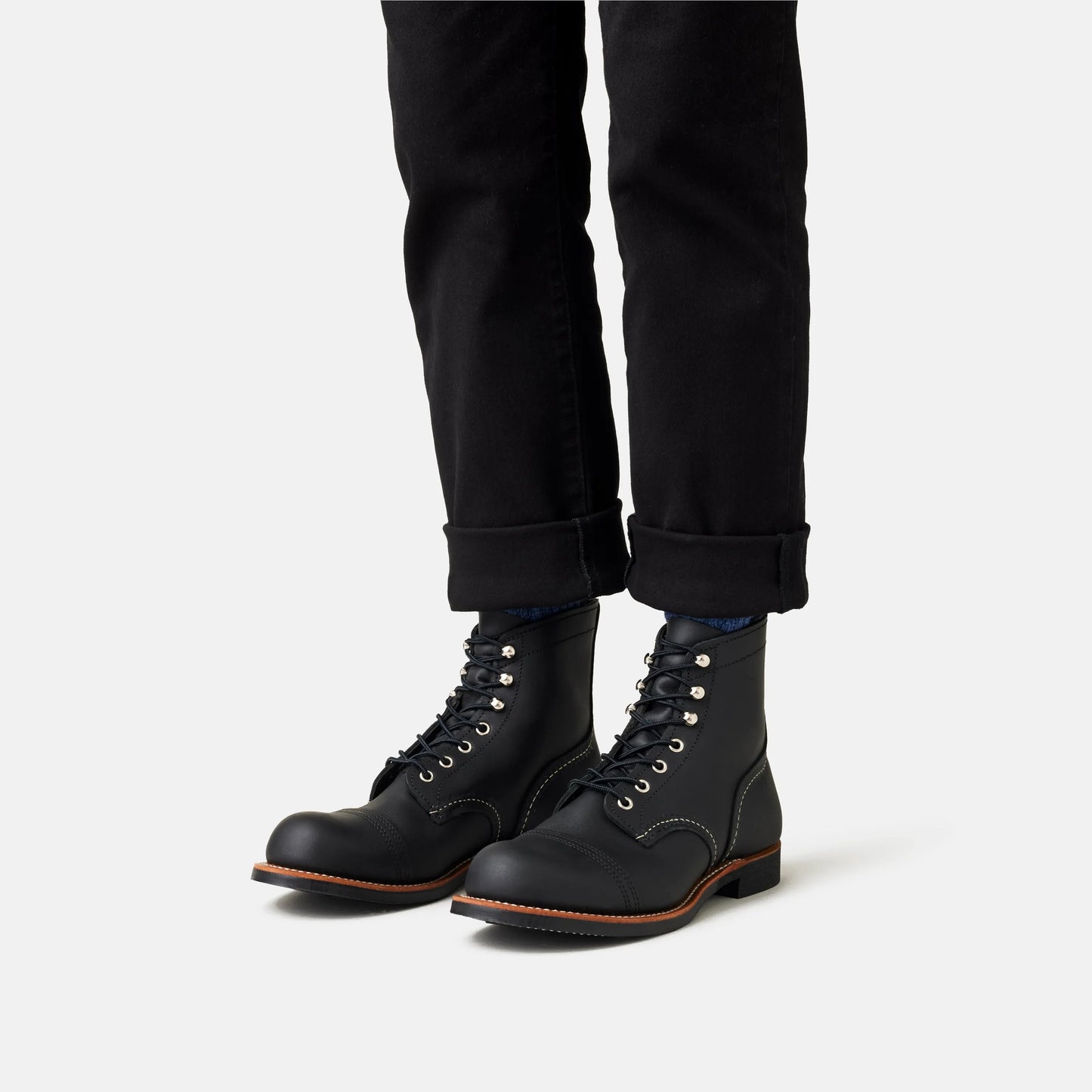 Iron Ranger 6-Inch Boot in Black Leather 8084 - Red Wing Shoes Men|Apparel