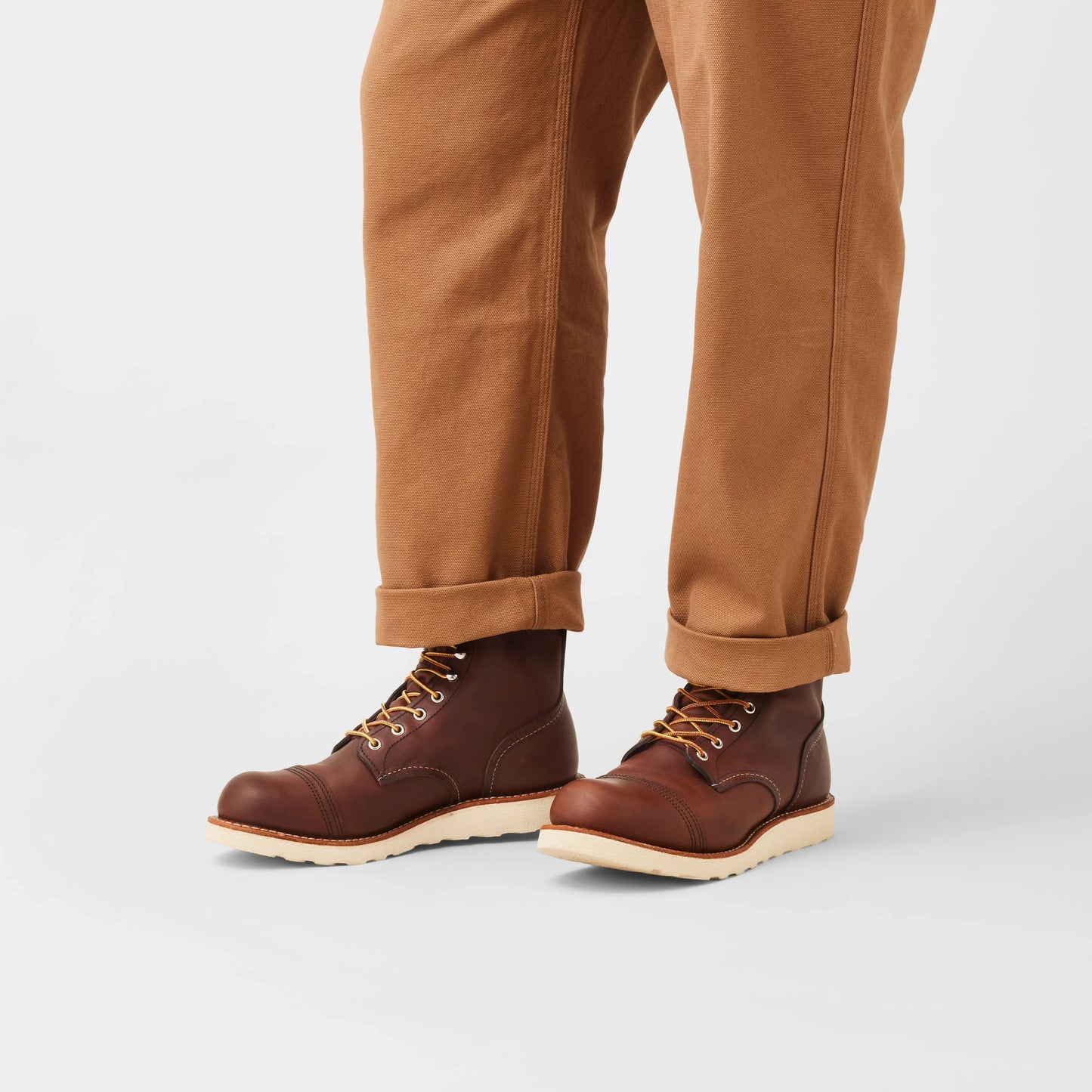 Iron Ranger Traction Tred in Brown Leather 8088 | Red Wing Heritage - Red Wing Shoes Men