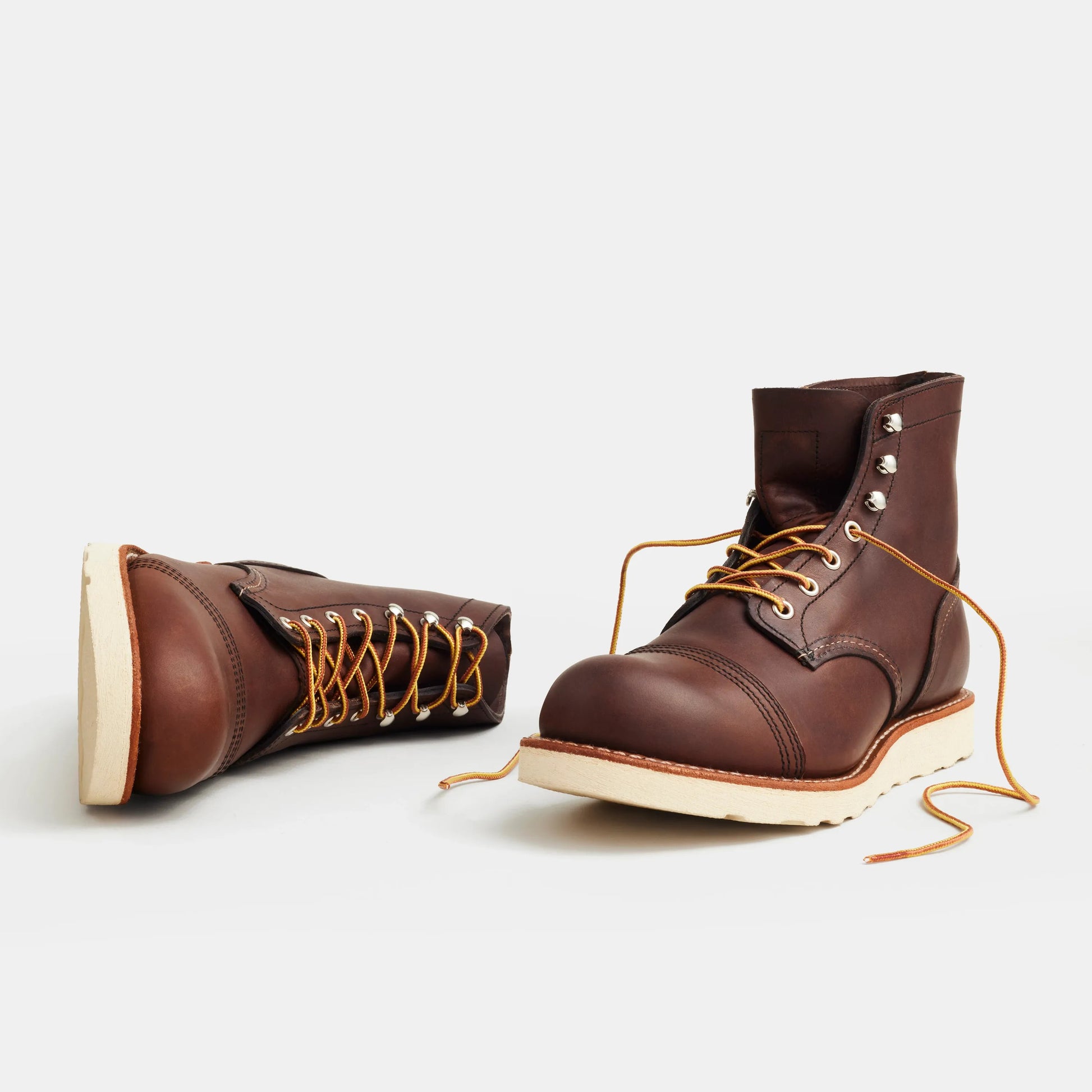 Iron Ranger Traction Tred in Brown Leather 8088 | Red Wing Heritage - Red Wing Shoes Men