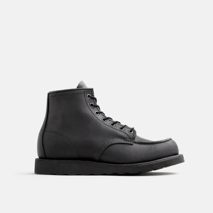 Classic Moc 6-Inch Boot in Black Leather 8074 | Red Wing Heritage - Red Wing Shoes Men