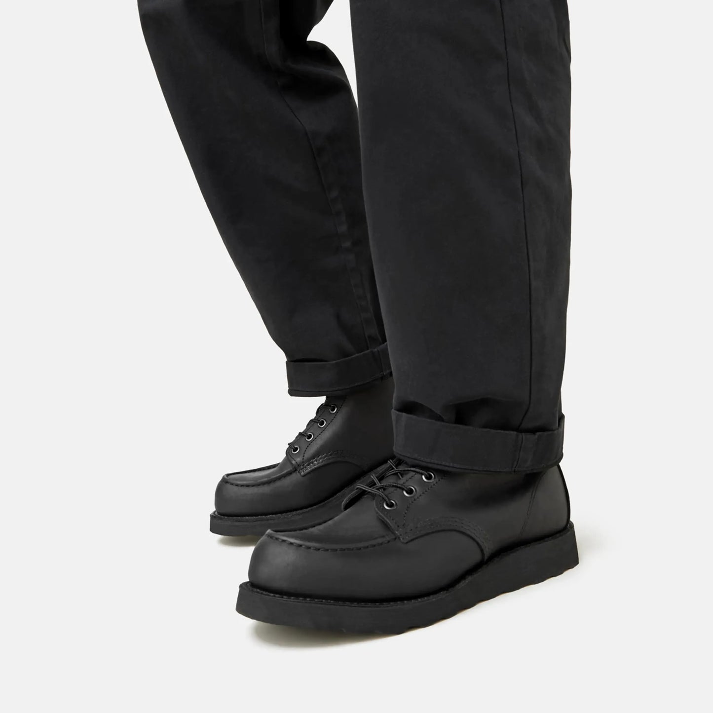 Classic Moc 6-Inch Boot in Black Leather 8074 | Red Wing Heritage - Red Wing Shoes Men