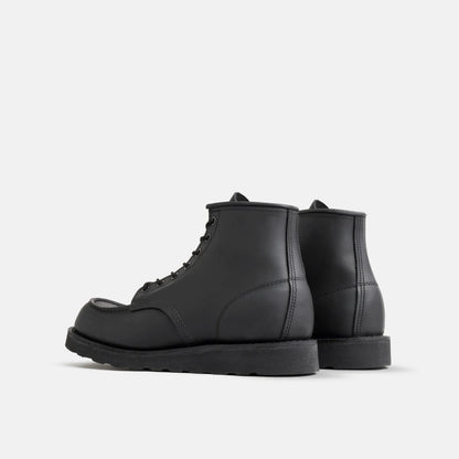 Classic Moc 6-Inch Boot in Black Leather 8074 | Red Wing Heritage - Red Wing Shoes Men