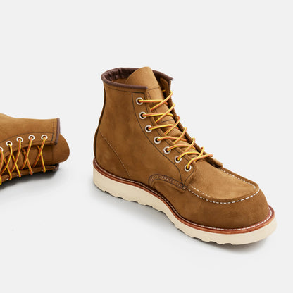 Classic Moc 6-Inch Boot in Olive Leather 8881 | Red Wing Heritage - Red Wing Shoes Men