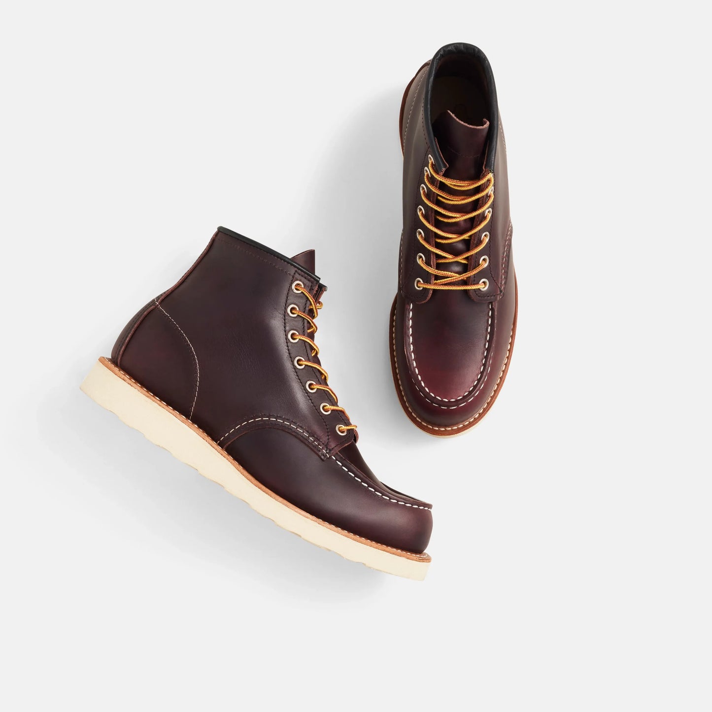 Classic Moc in Black Cherry Leather 8847 | Red Wing Heritage - Red Wing Shoes Men