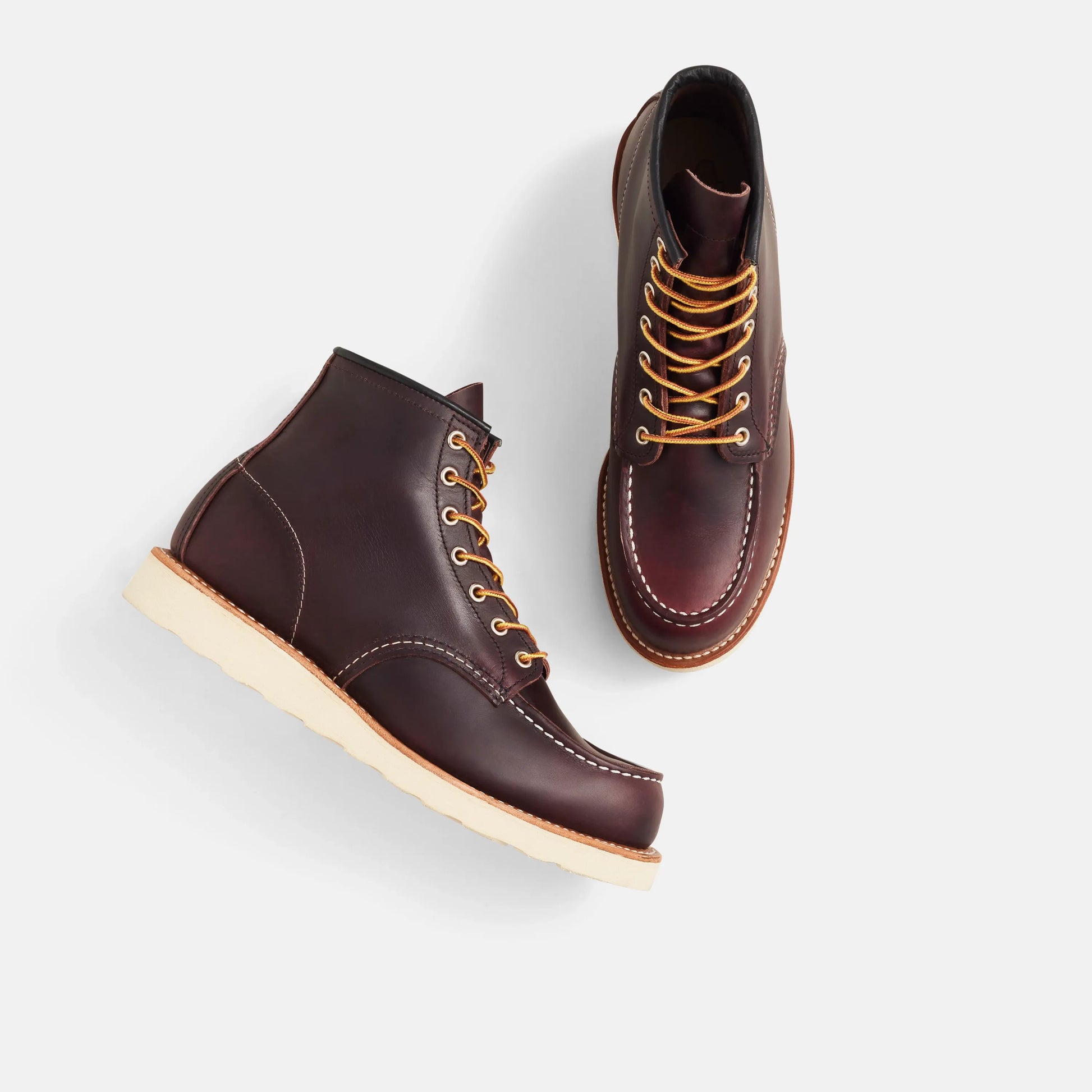 Classic Moc in Black Cherry Leather 8847 | Red Wing Heritage - Red Wing Shoes Men