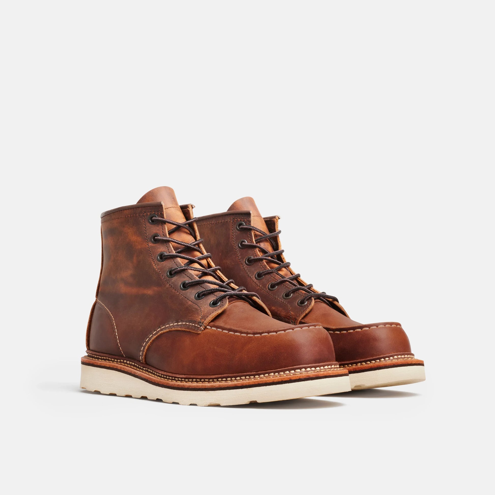 Classic Moc 6-Inch Boot in Brown Leather 1907 - Red Wing Shoes Men|Apparel