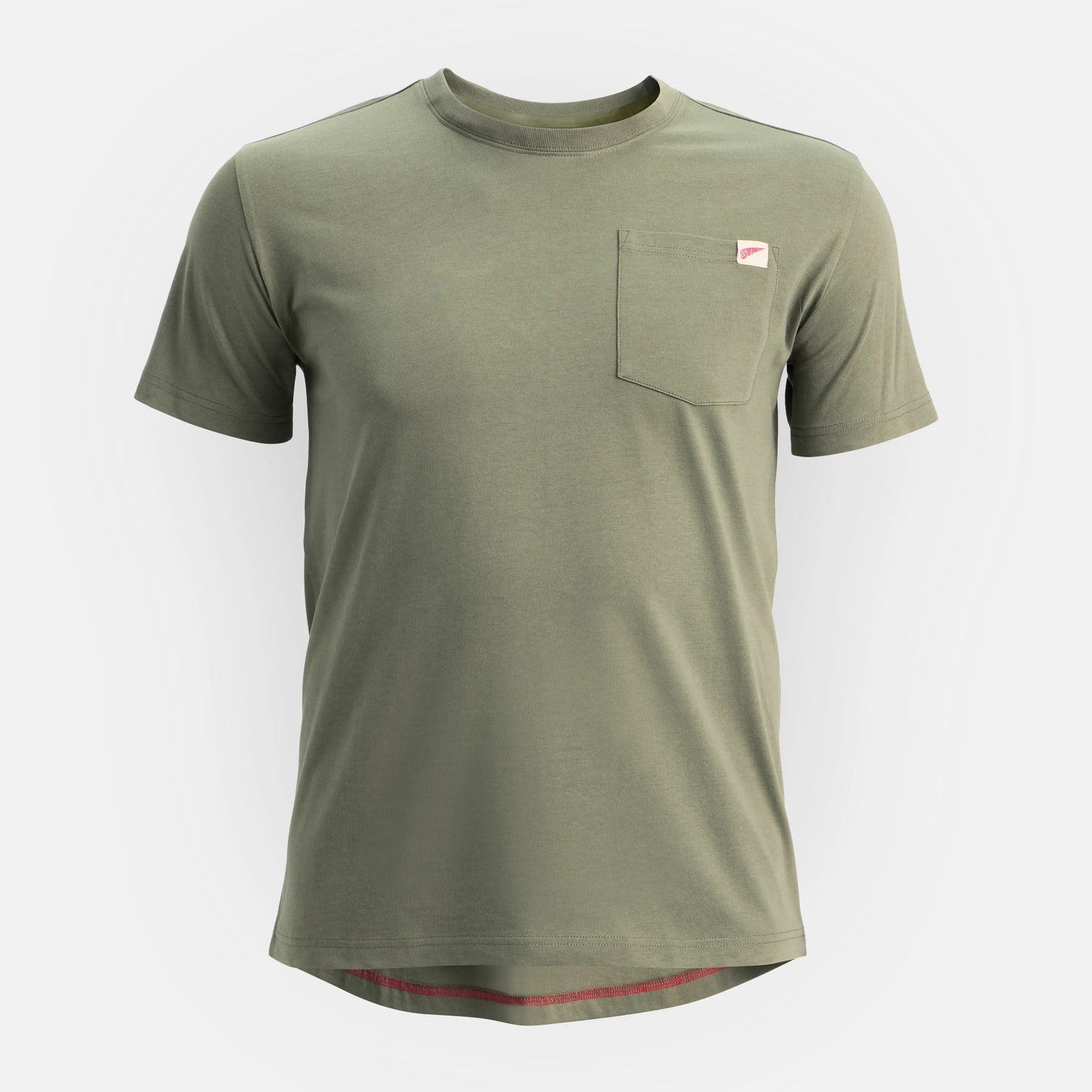 Short Sleeve Pocket T-Shirt in Olive Green 98473 - Red Wing Shoes Men|Apparel