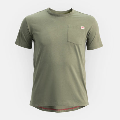 Short Sleeve Pocket T-Shirt in Olive Green 98473 - Red Wing Shoes Men|Apparel