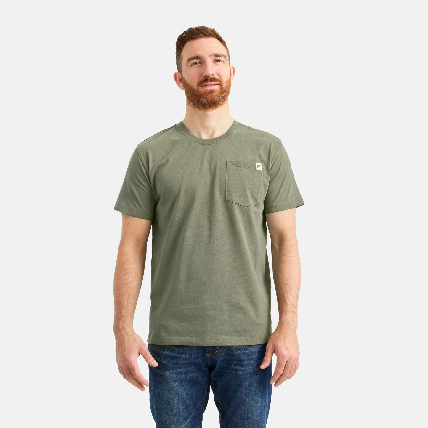 Short Sleeve Pocket T-Shirt in Olive Green 98473 - Red Wing Shoes Men|Apparel