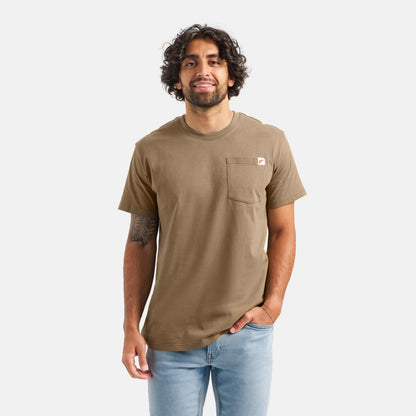 Short Sleeve Pocket T-Shirt in Brown 98471 - Red Wing Shoes Men|Apparel