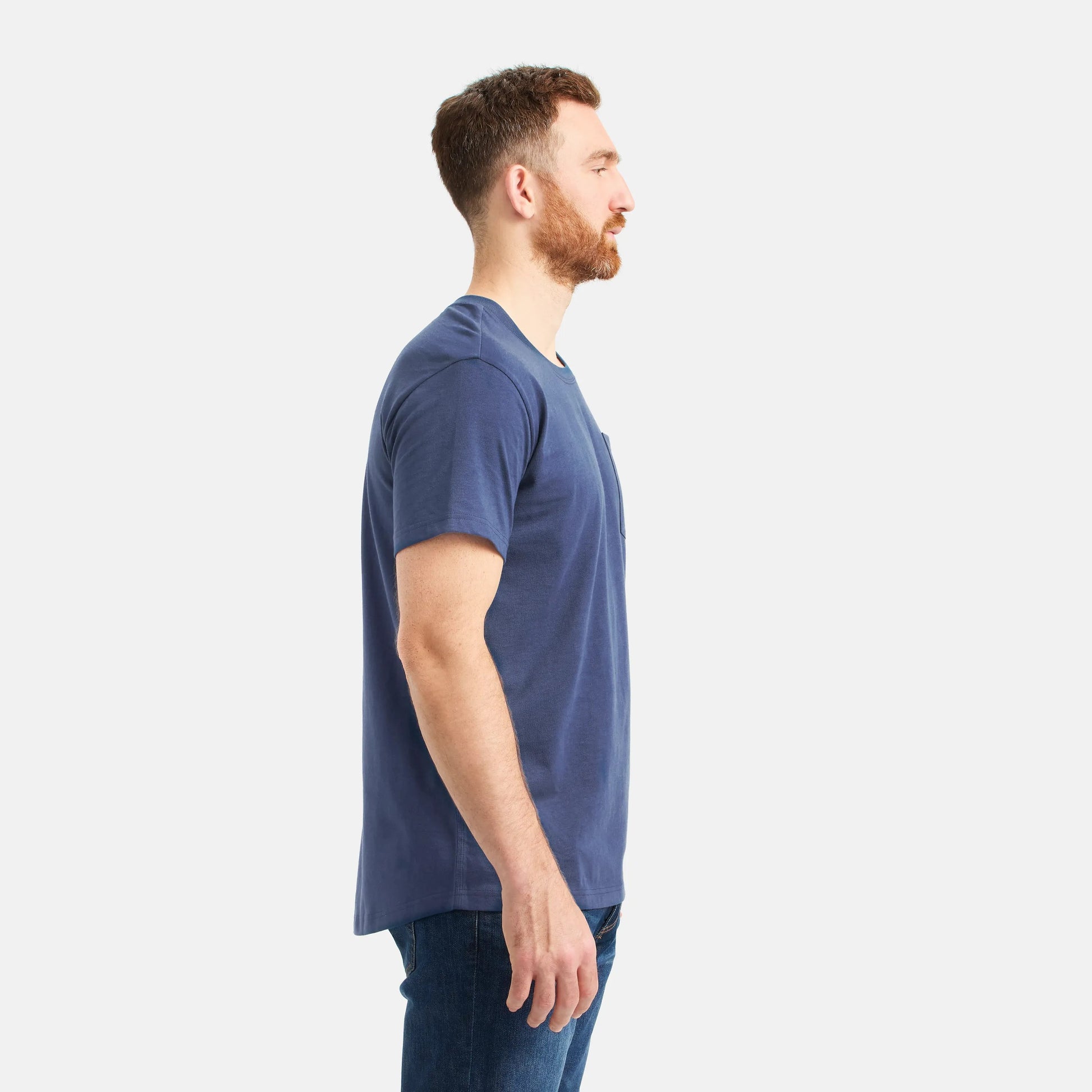 Short Sleeve Pocket T-Shirt in Navy 98470 - Red Wing Shoes Men|Apparel