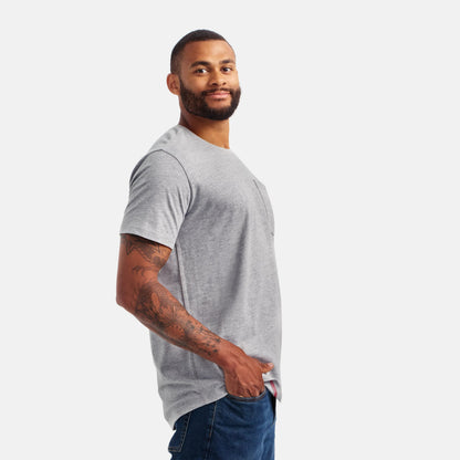 Short Sleeve Pocket T-Shirt in Heather Gray 98469 - Red Wing Shoes Men|Apparel