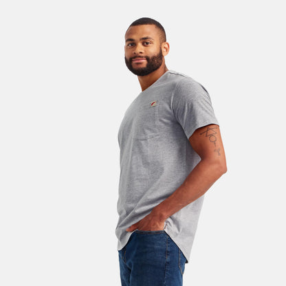 Short Sleeve Pocket T-Shirt in Heather Gray 98469 - Red Wing Shoes Men|Apparel