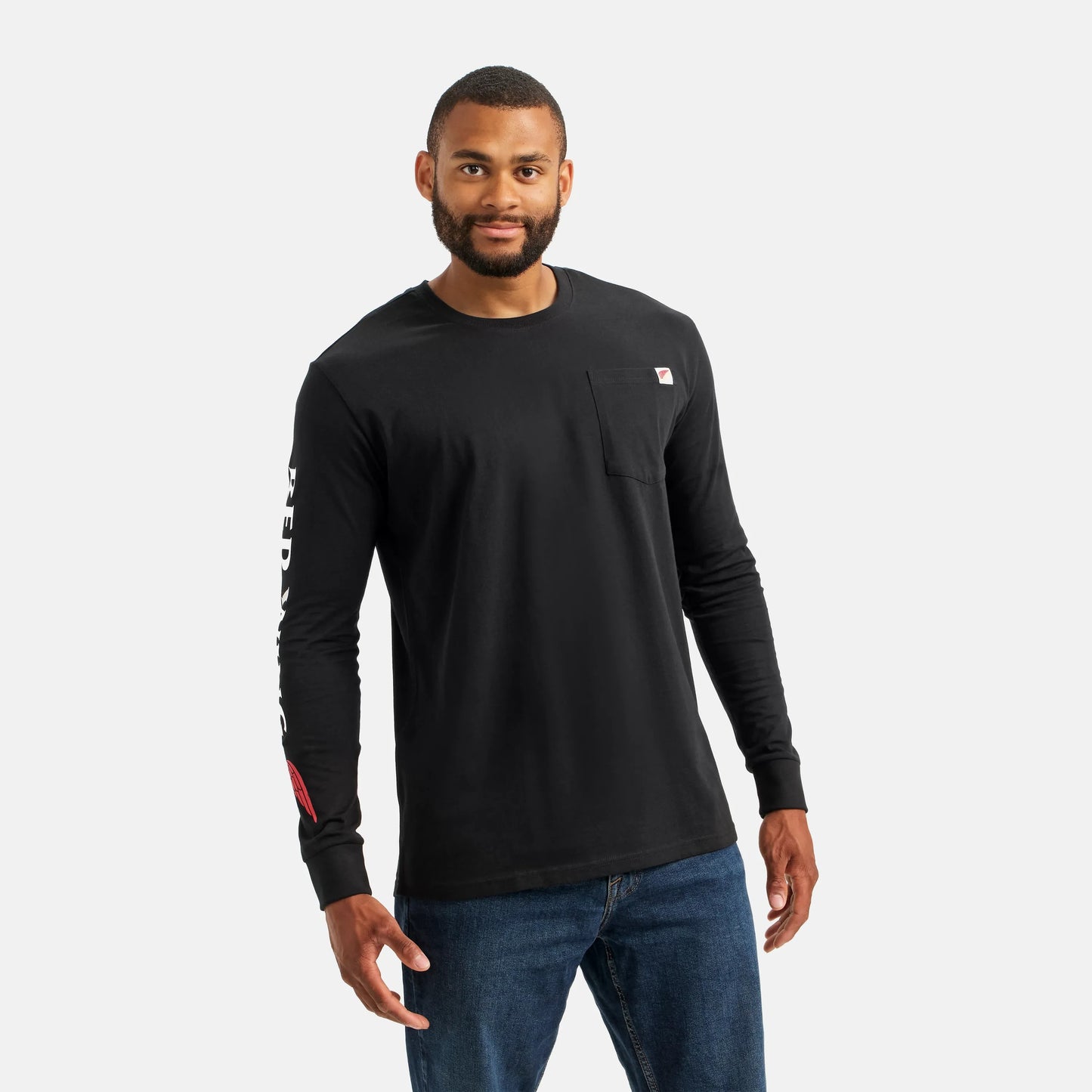 Long Sleeve Classic Pocket Tee in Black 98474 - Red Wing Shoes Men|Apparel