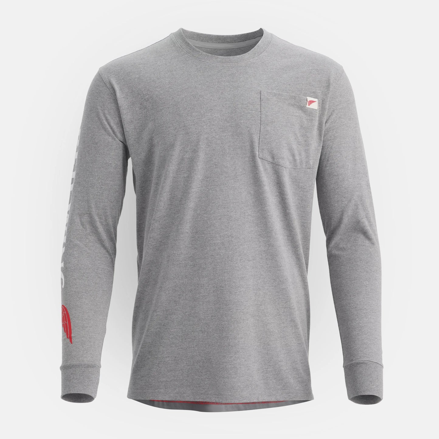 Long Sleeve Classic Pocket Tee in Heather Gray 98475 | Red Wing - Red Wing Shoes Men|Apparel