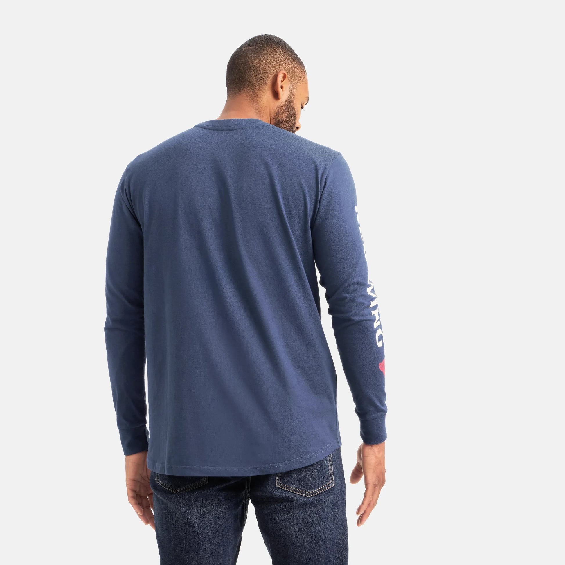 Long Sleeve Classic Pocket Tee in Navy 98476 - Red Wing Shoes Men|Apparel