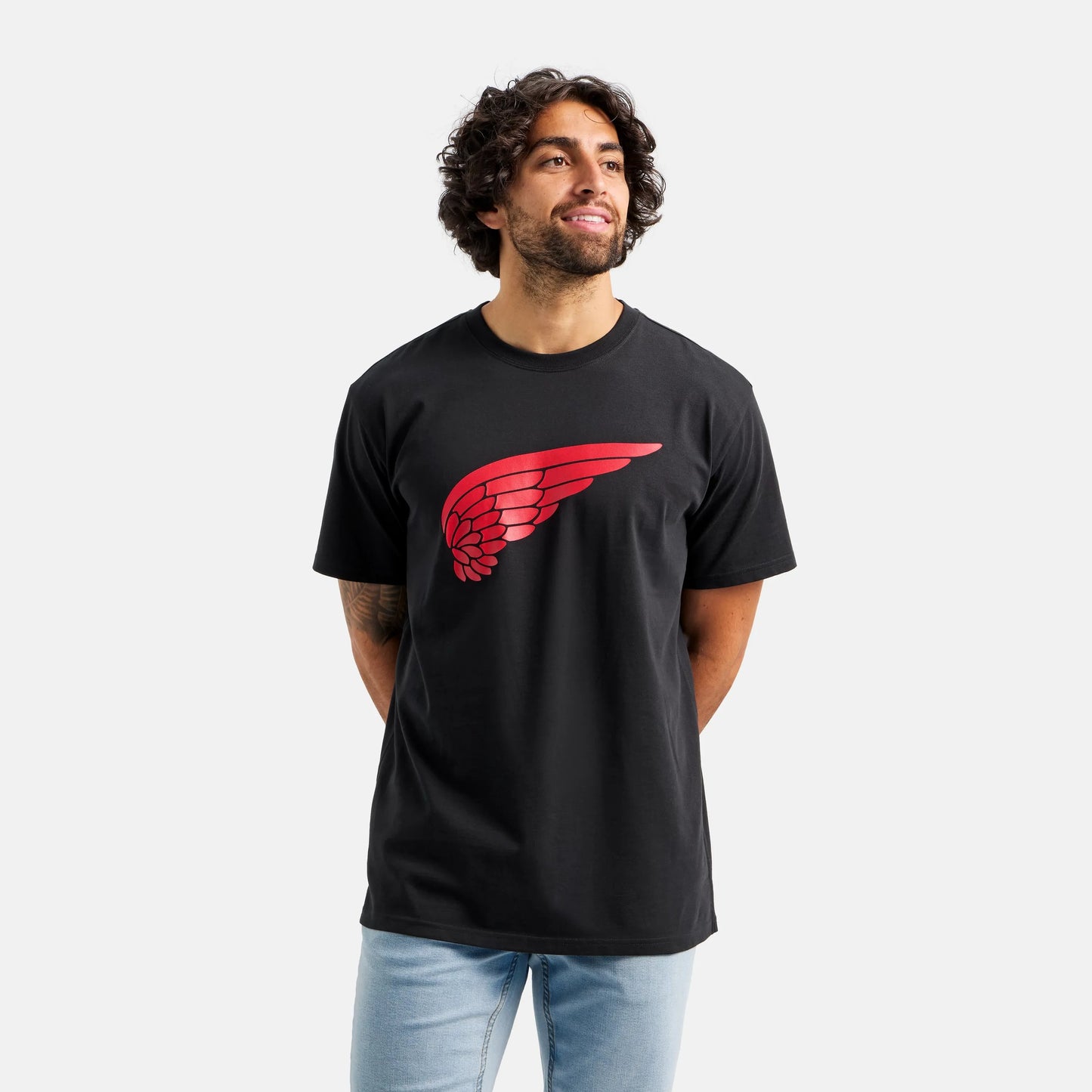 Short Sleeve Classic Wing Tee in Black 98478 - Red Wing Shoes Men|Apparel