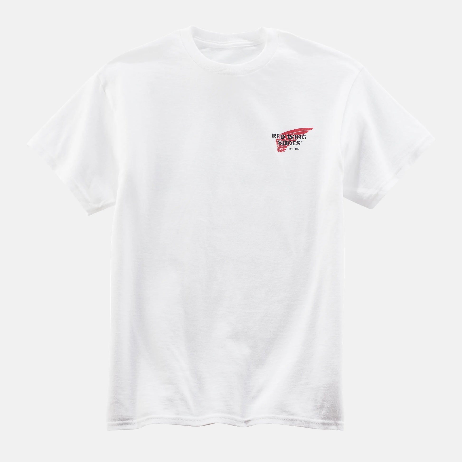 Unisex Red Wing Shoes Logo T-Shirt in White 97610 | Red Wing Heritage - Red Wing Shoes Men|Women|Apparel