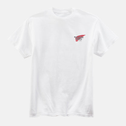 Unisex Red Wing Shoes Logo T-Shirt in White 97610 | Red Wing Heritage - Red Wing Shoes Men|Women|Apparel
