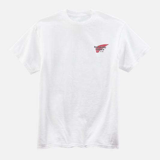 Unisex Red Wing Shoes Logo T-Shirt in White 97610 | Red Wing Heritage - Red Wing Shoes Men|Women|Apparel