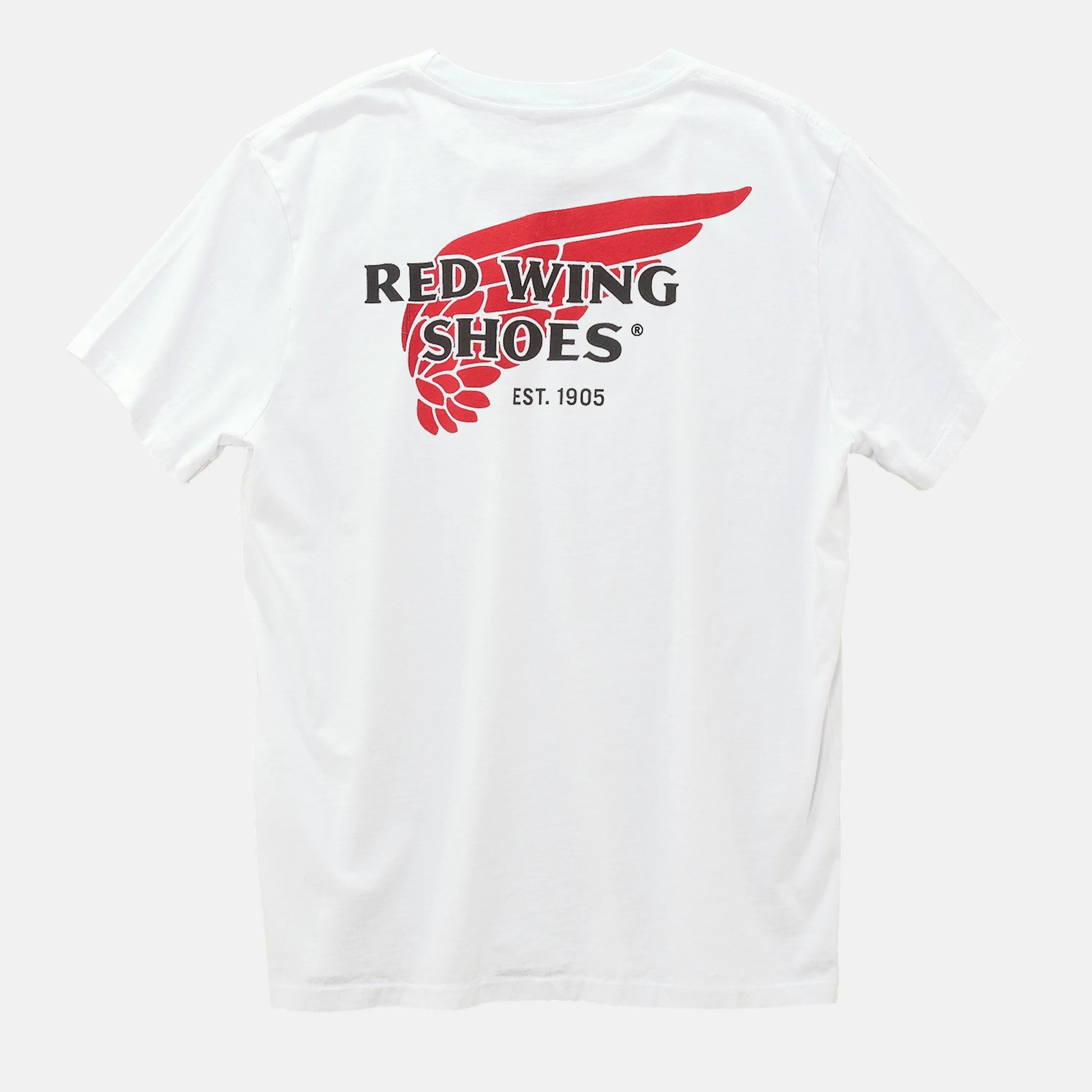 Unisex Red Wing Shoes Logo T-Shirt in White 97610 | Red Wing Heritage - Red Wing Shoes Men|Women|Apparel