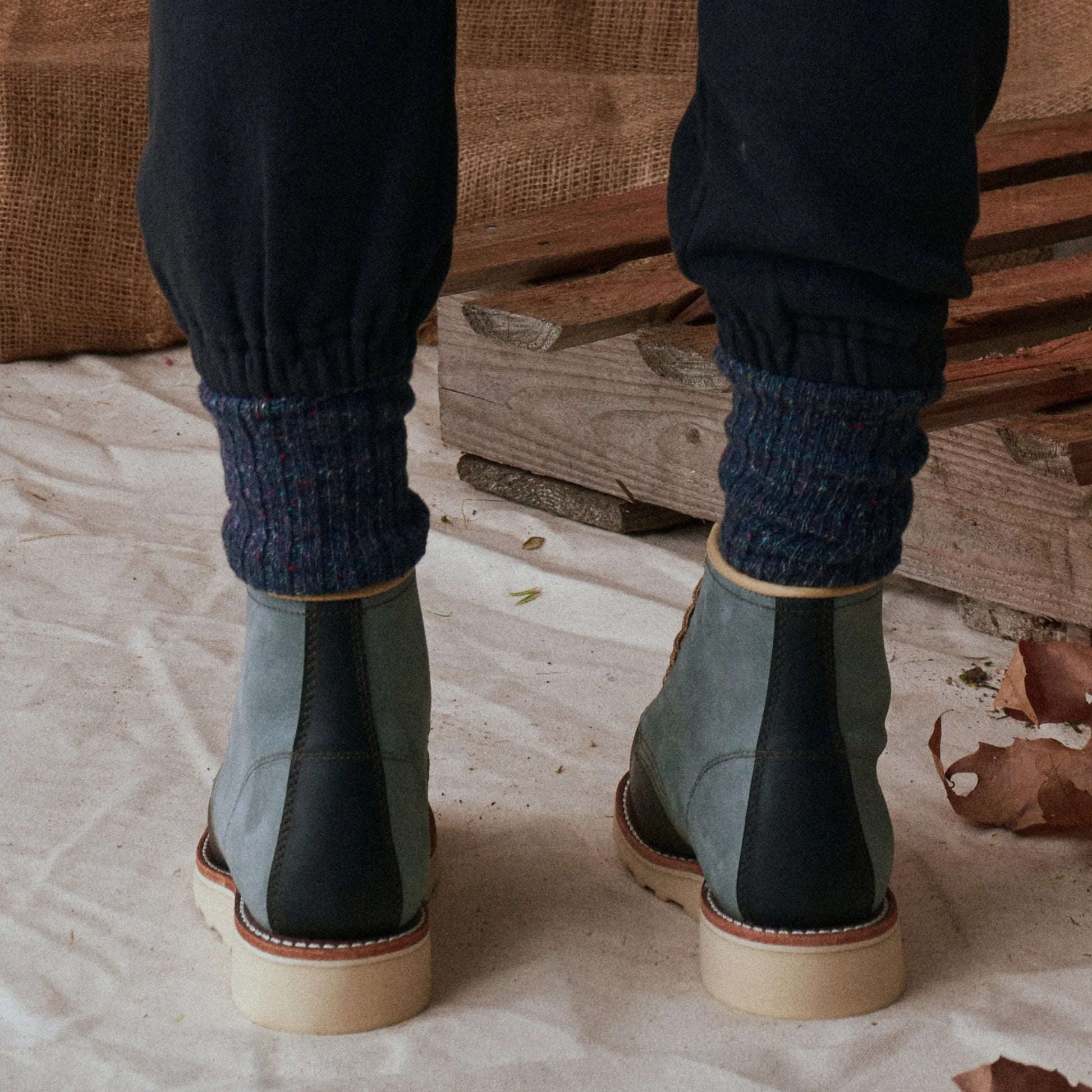 6-Inch Classic Moc Short Boot in Multi Indigo 3466 | Red Wing Heritage - Red Wing Shoes Women