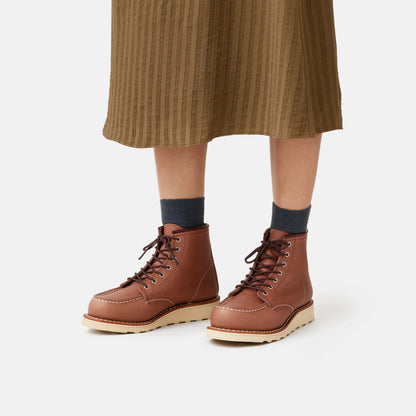 6-Inch Classic Moc Short Boot in Mocha Leather 3426 | Red Wing Heritage - Red Wing Shoes Women