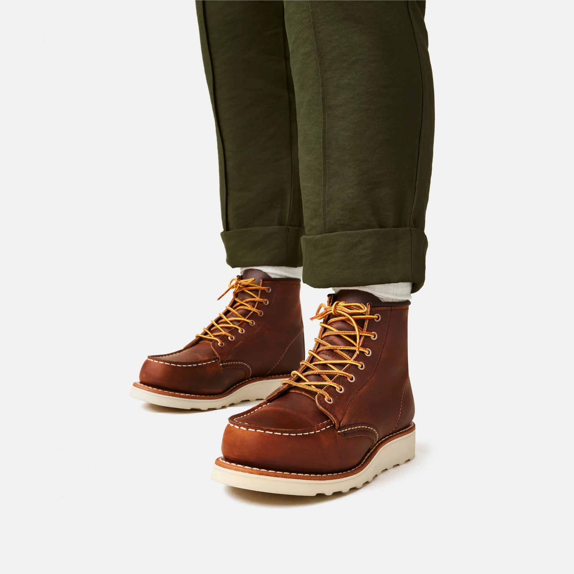6-Inch Classic Moc Short Boot in Copper Leather 3428 | Red Wing Heritage - Red Wing Shoes Women|Apparel