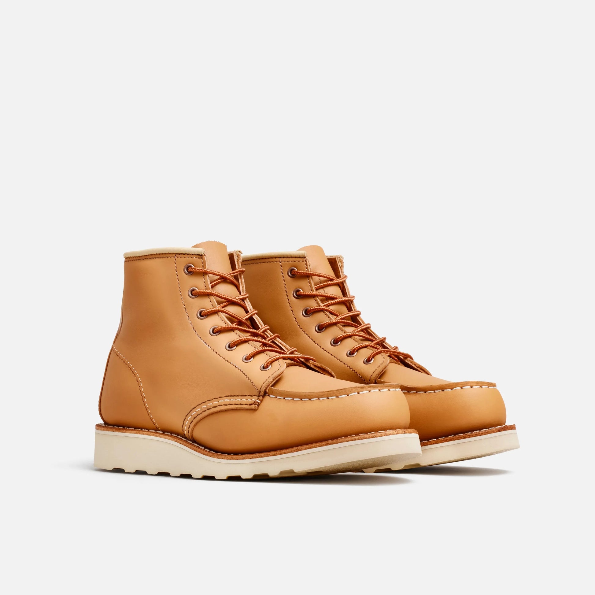 6-Inch Classic Moc Short Boot in Tan Leather 3383 | Red Wing Heritage - Red Wing Shoes Women