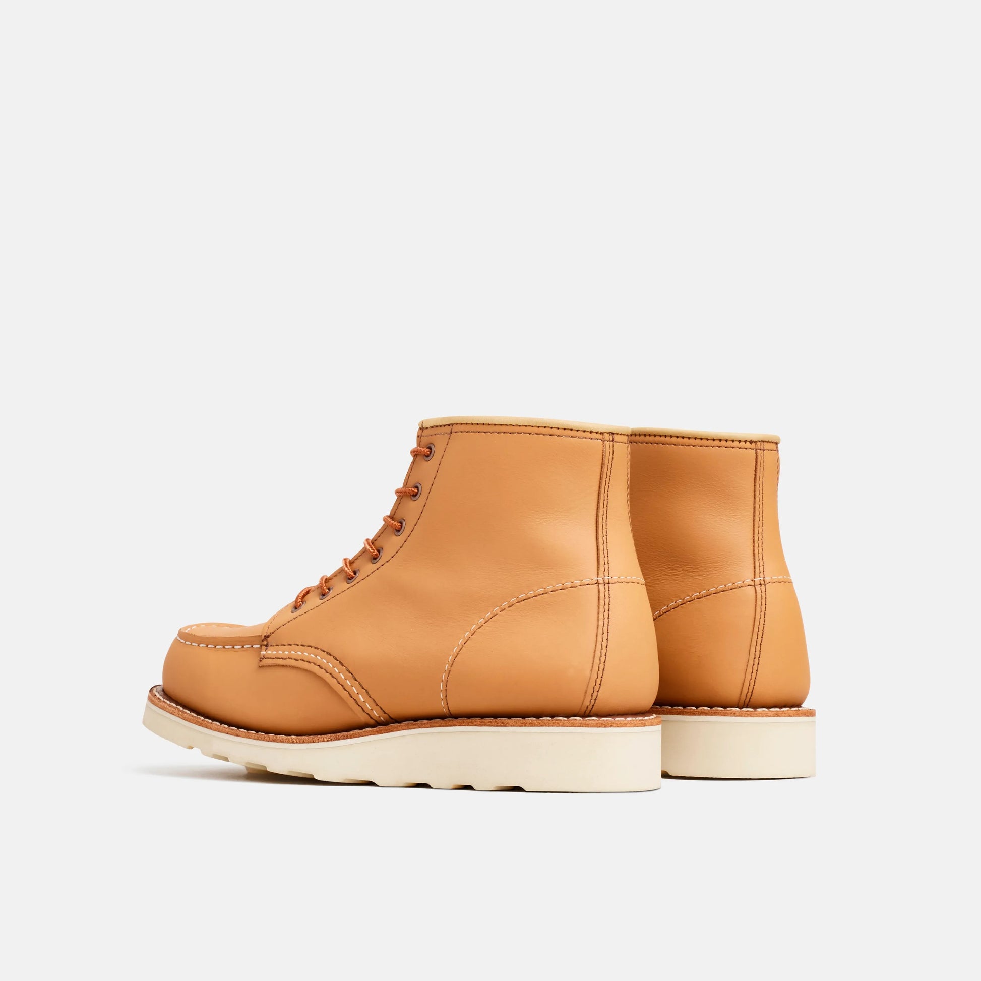 6-Inch Classic Moc Short Boot in Tan Leather 3383 | Red Wing Heritage - Red Wing Shoes Women