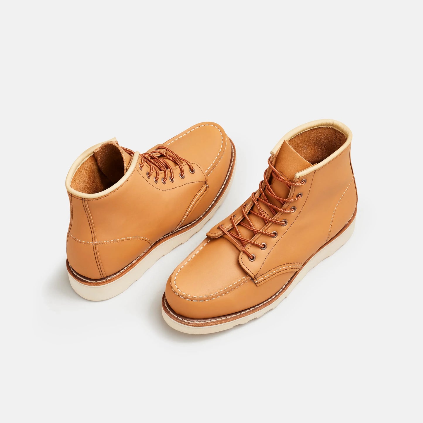 6-Inch Classic Moc Short Boot in Tan Leather 3383 | Red Wing Heritage - Red Wing Shoes Women