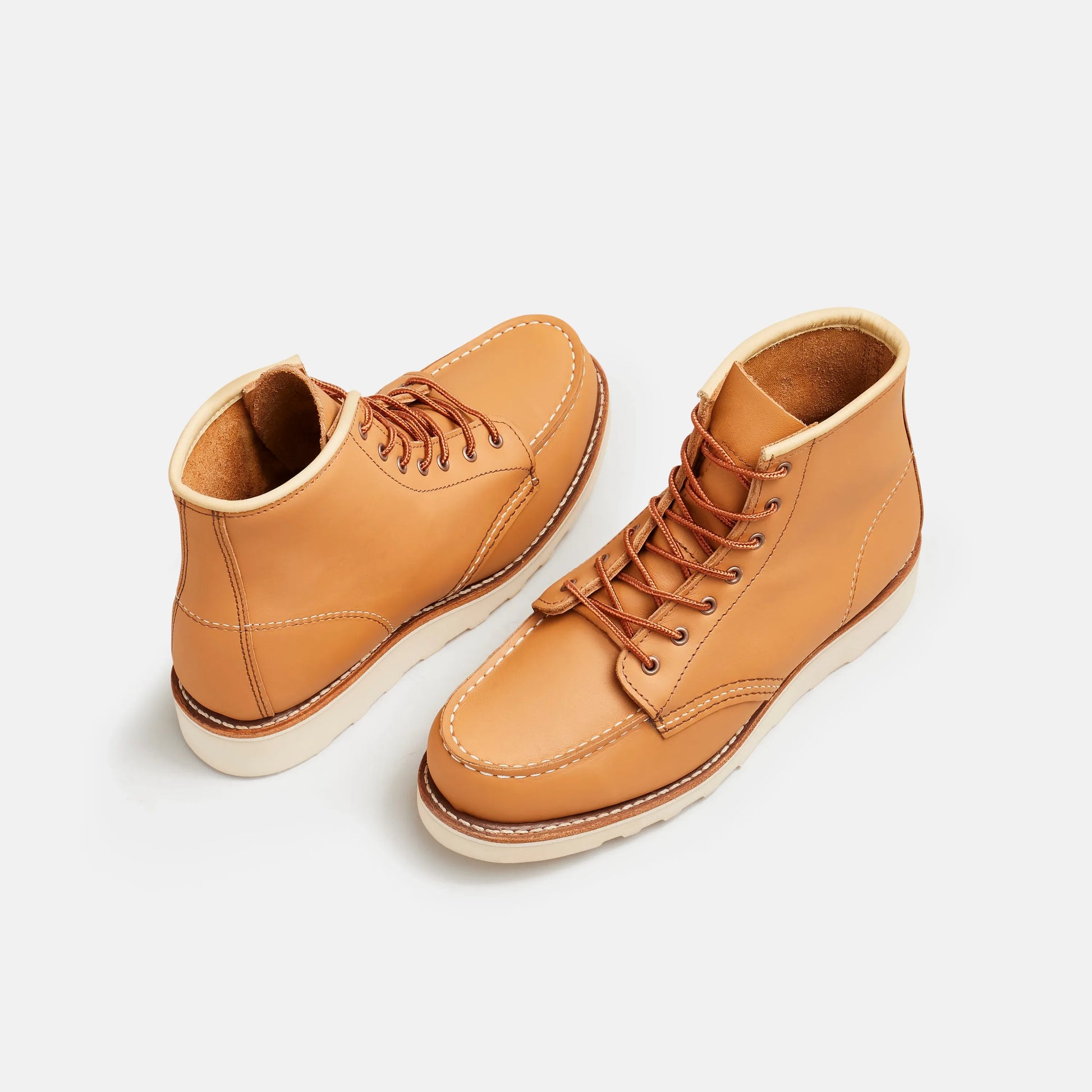 6-Inch Classic Moc Short Boot in Tan Leather 3383 | Red Wing Heritage - Red Wing Shoes Women