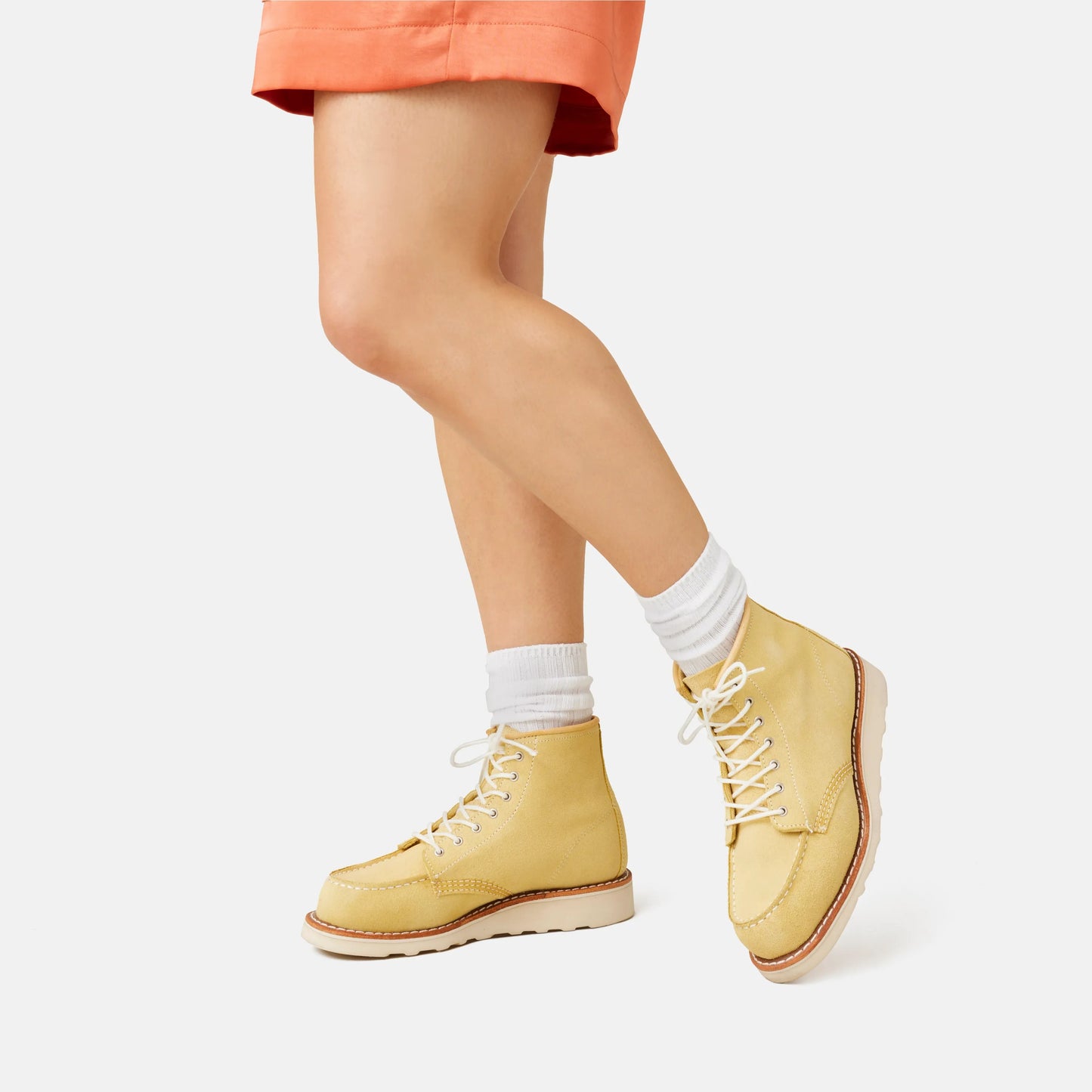 6-Inch Classic Moc Short Boot in Yellow Leather 3423 | Red Wing Heritage - Red Wing Shoes Women