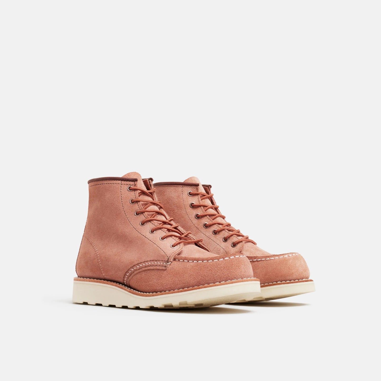 6-Inch Classic Moc Short Boot in Pink Leather 3328 | Red Wing Heritage - Red Wing Shoes Women|Apparel