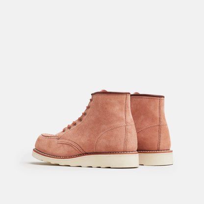 6-Inch Classic Moc Short Boot in Pink Leather 3328 | Red Wing Heritage - Red Wing Shoes Women|Apparel