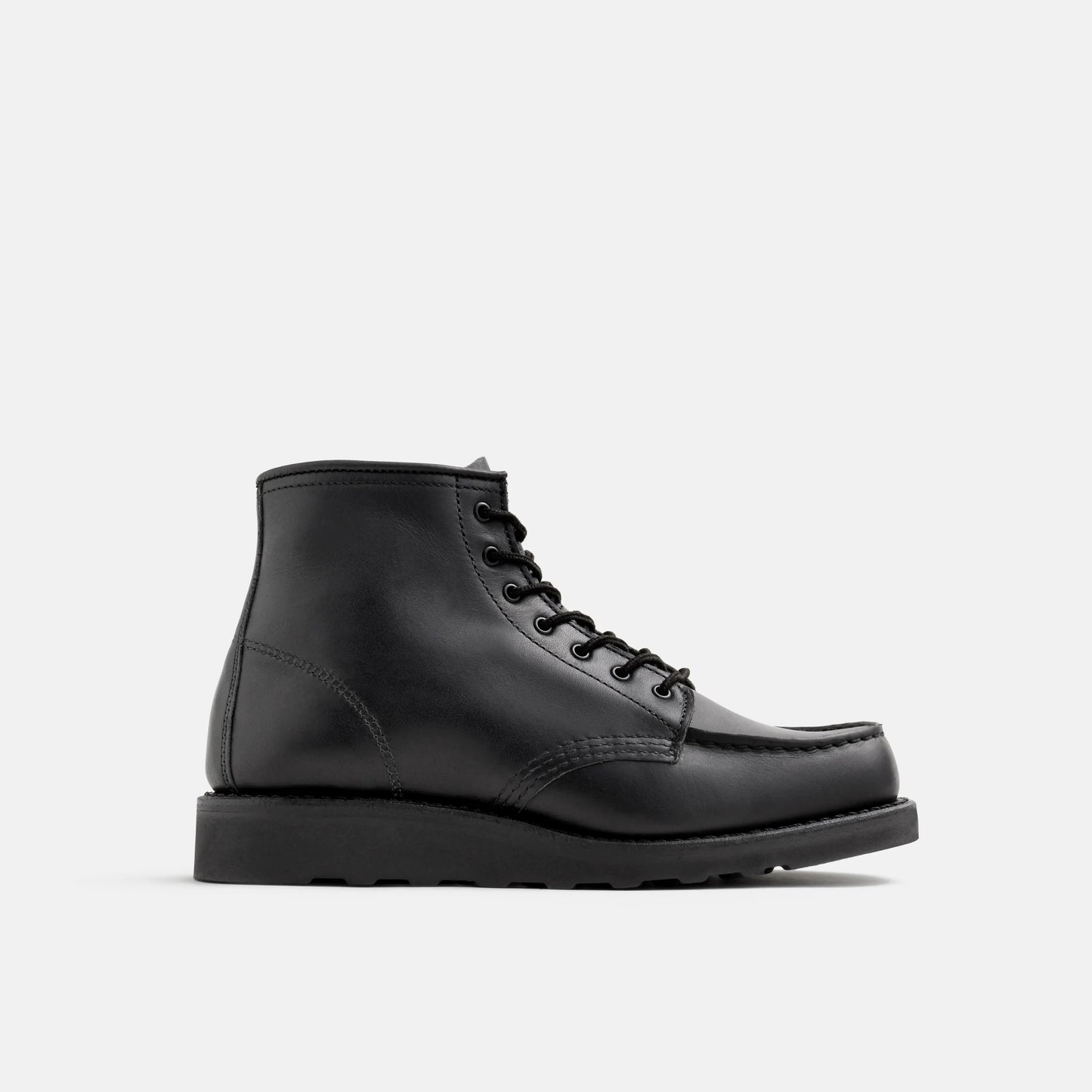 6-Inch Classic Moc Short Boot in Black Leather 3380 | Red Wing Heritage - Red Wing Shoes Women