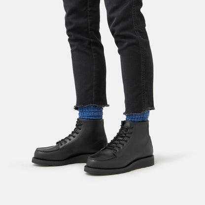 6-Inch Classic Moc Short Boot in Black Leather 3380 | Red Wing Heritage - Red Wing Shoes Women