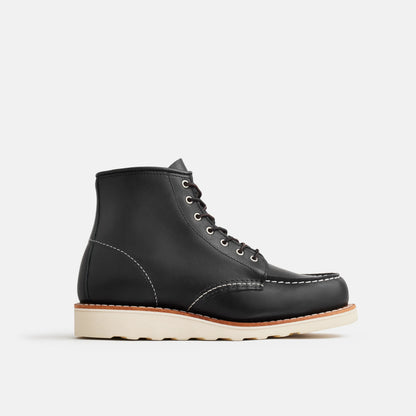6-Inch Classic Moc Short Boot in Black Leather 3373 | Red Wing Heritage - Red Wing Shoes Women|Apparel