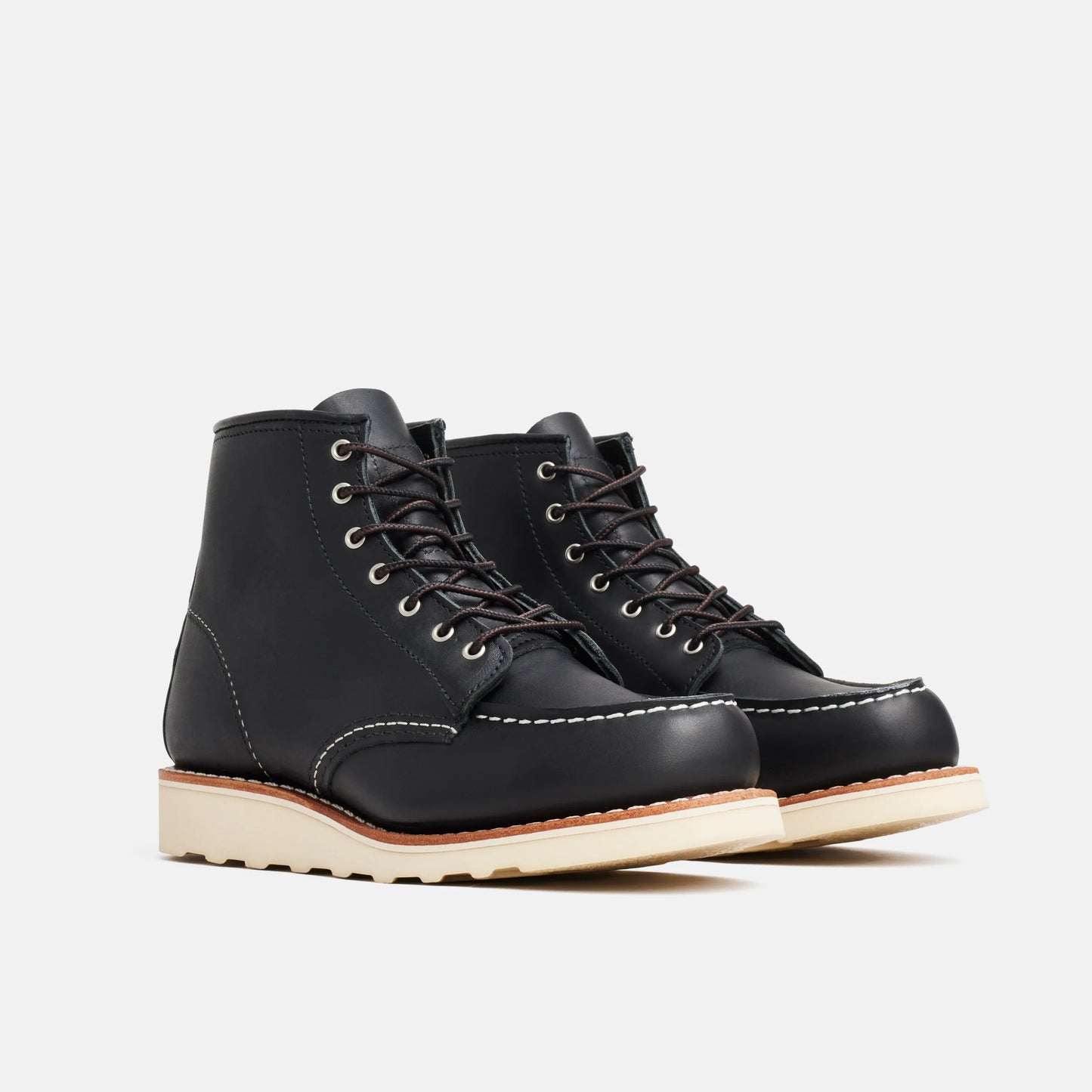 6-Inch Classic Moc Short Boot in Black Leather 3373 | Red Wing Heritage - Red Wing Shoes Women|Apparel