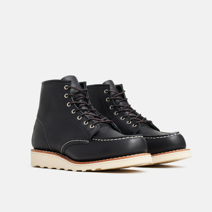 6-Inch Classic Moc Short Boot in Black Leather 3373 | Red Wing Heritage - Red Wing Shoes Women|Apparel