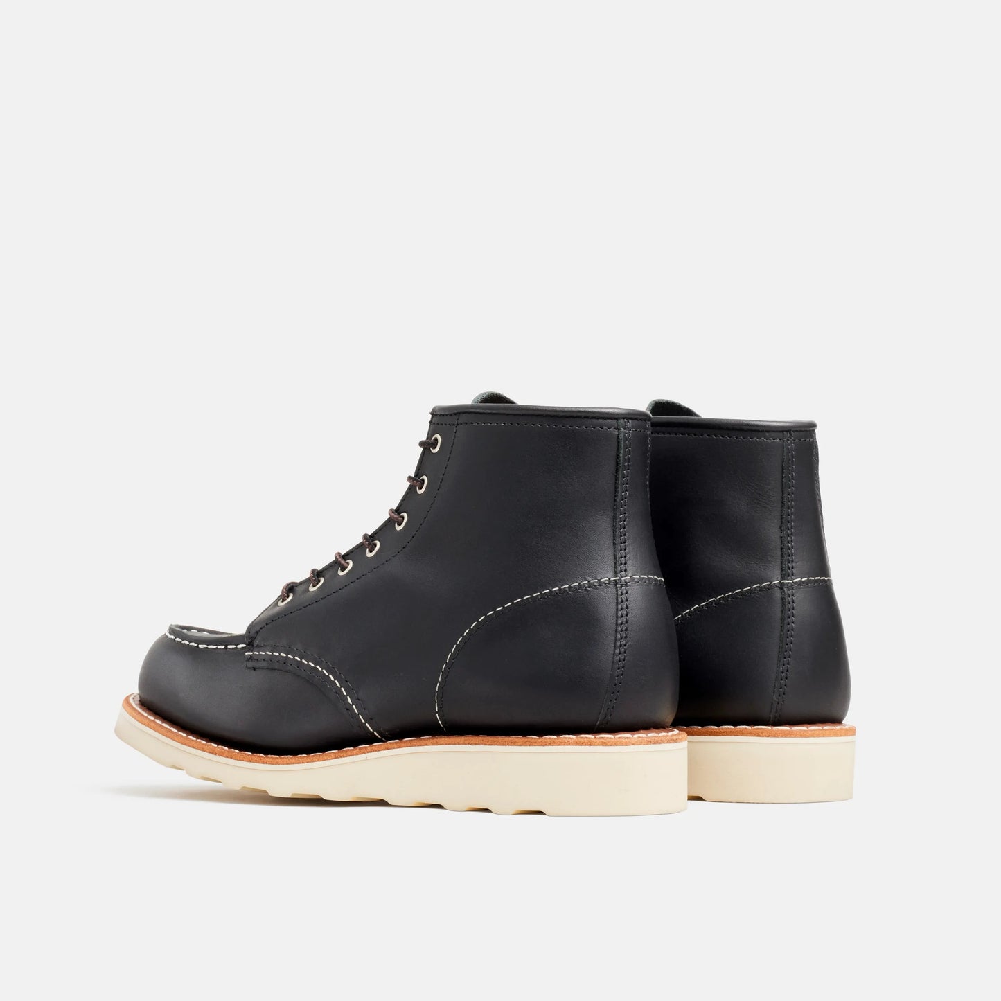 6-Inch Classic Moc Short Boot in Black Leather 3373 | Red Wing Heritage - Red Wing Shoes Women|Apparel