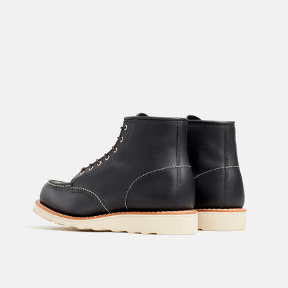 6-Inch Classic Moc Short Boot in Black Leather 3373 | Red Wing Heritage - Red Wing Shoes Women|Apparel
