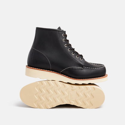 6-Inch Classic Moc Short Boot in Black Leather 3373 | Red Wing Heritage - Red Wing Shoes Women|Apparel