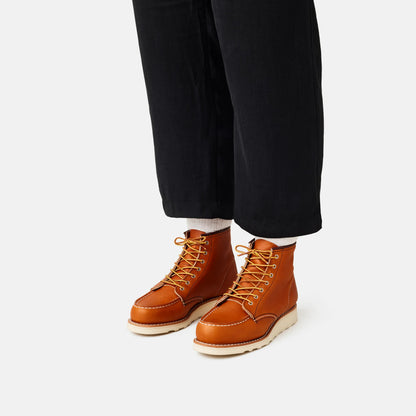 6-Inch Classic Moc Short Boot in Brown Leather 3375 | Red Wing Heritage - Red Wing Shoes Women|Apparel